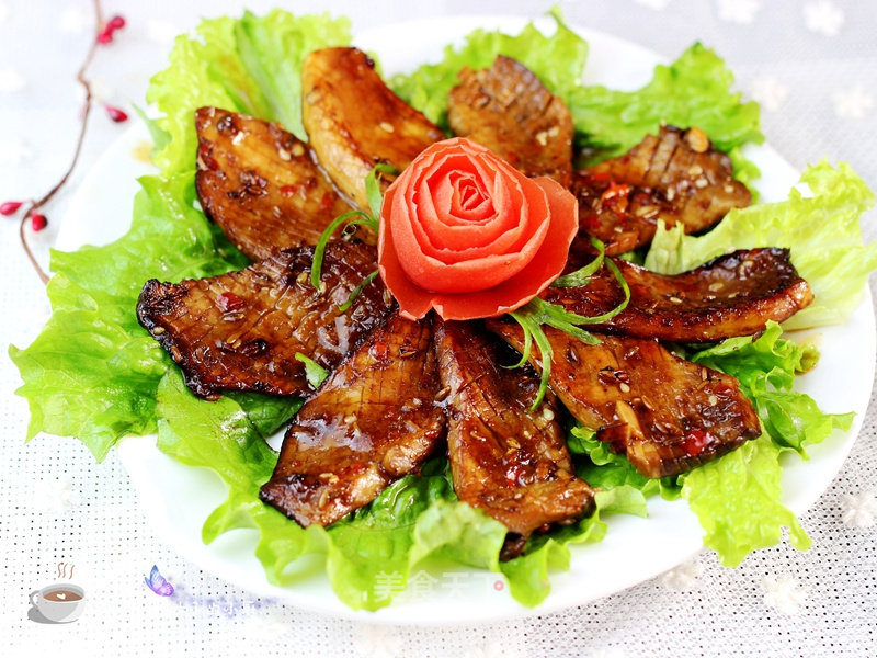 Fried Pleurotus Eryngii in A Private Sauce that is More Fragrant Than Meat