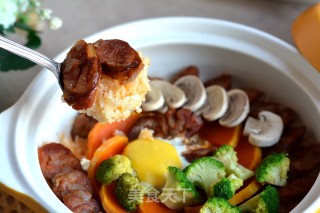 [beijing] Spicy Sausage Claypot Rice recipe