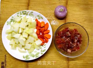 Clay Potato Beef Claypot Rice recipe