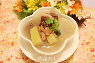 Winter Melon, Red Bean and Pork Rib Soup recipe