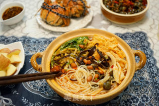 Snails Noodles recipe