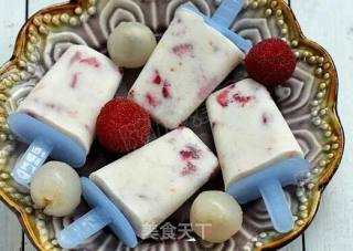 Bayberry and Lychee Popsicles recipe