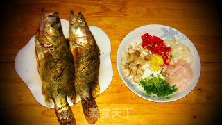 Double Egg Stewed with Mandarin Fish in Black Bean Sauce recipe