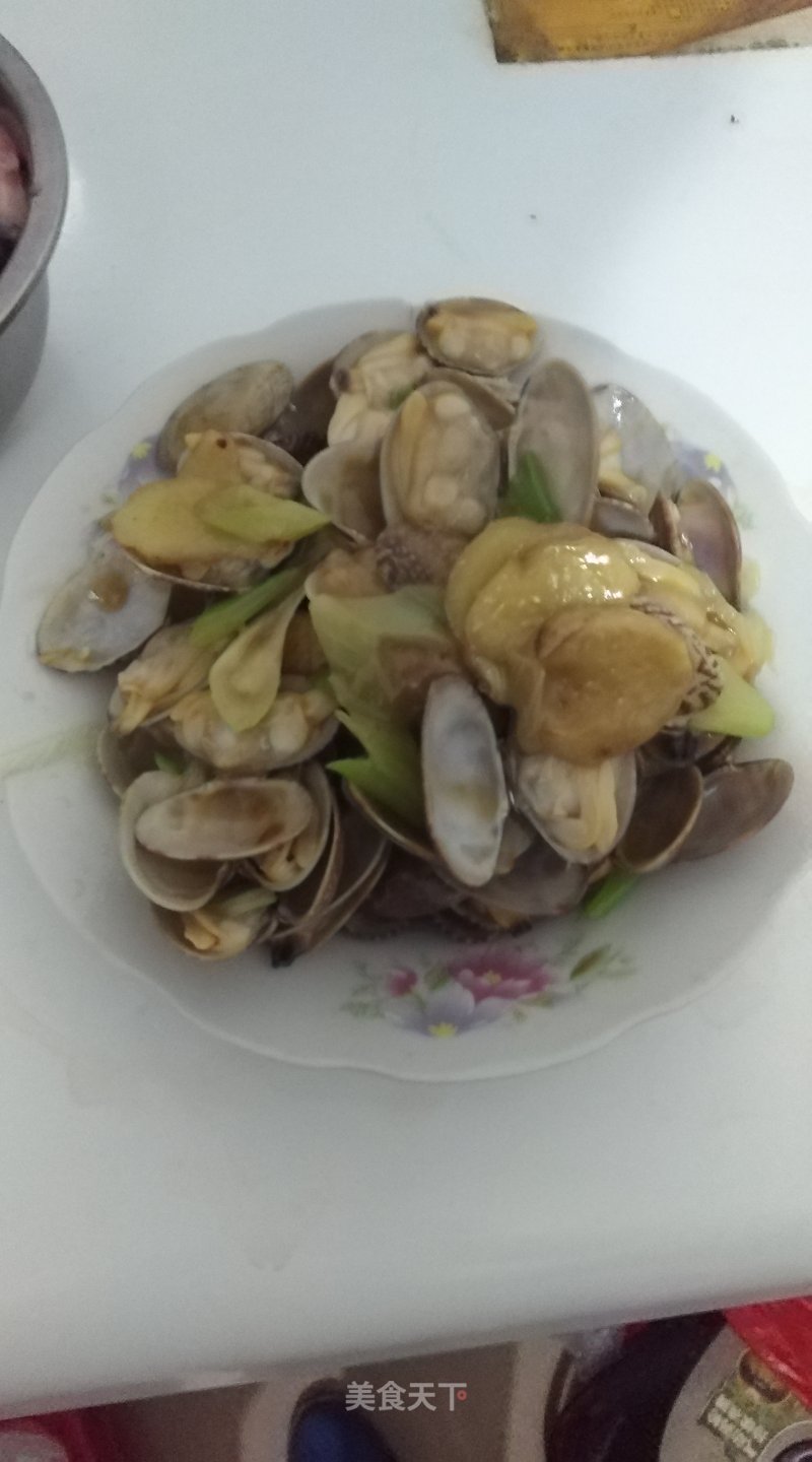 Fried Clams with Ginger and Spring Onion