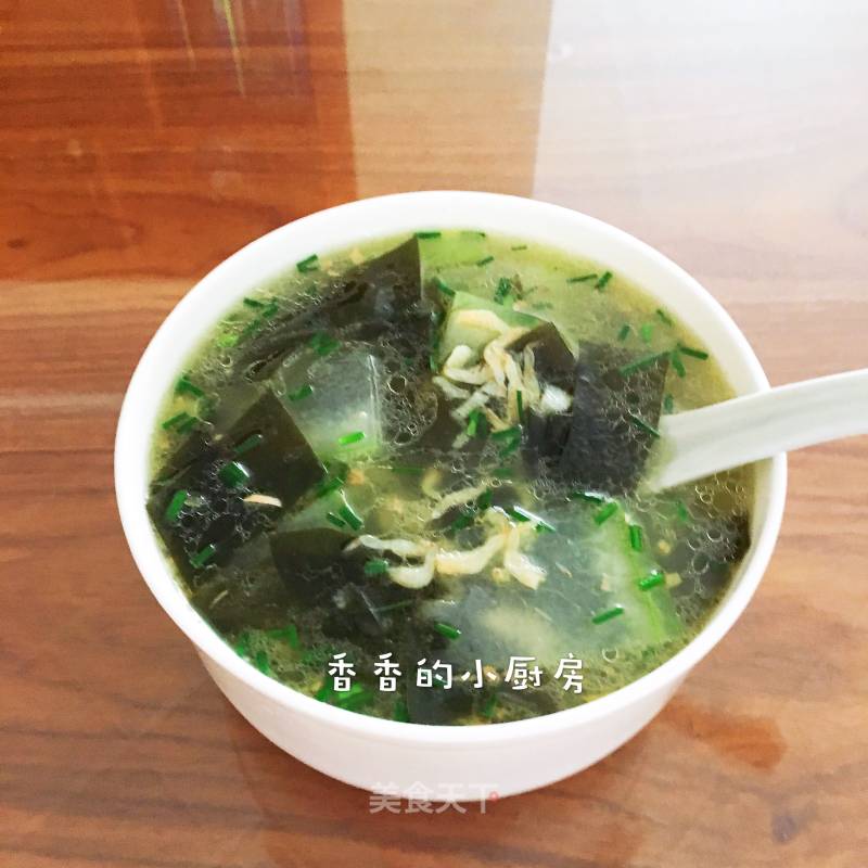 Winter Melon and Shrimp Seaweed Soup recipe