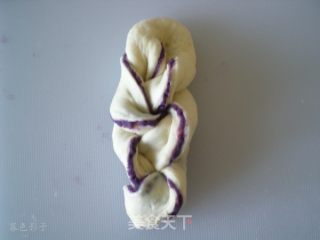 Fancy Purple Potato Braid Bun recipe