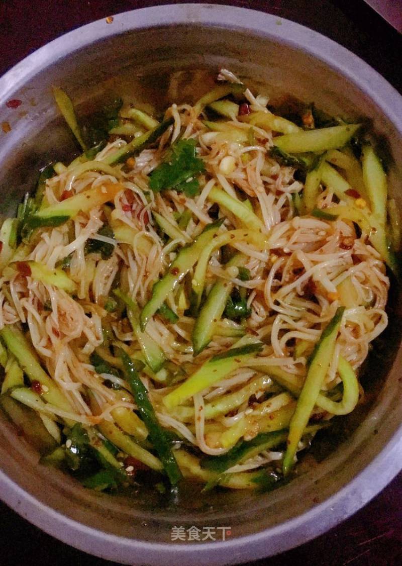 Stir-fried Enoki Mushrooms recipe