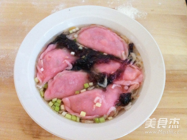 Seaweed and Shrimp Skin Dumpling Wonton recipe