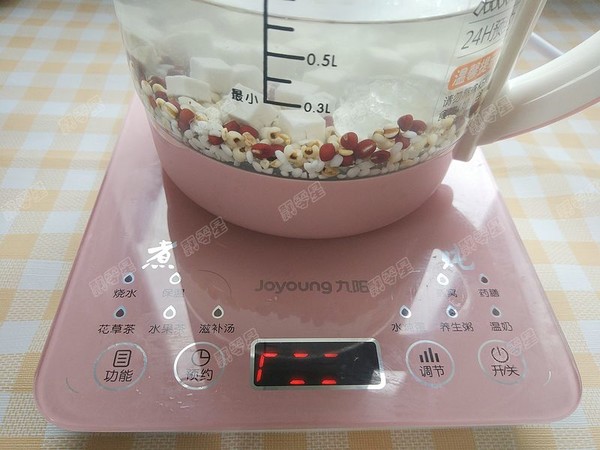 Red Bean Coix Seed Poria Porridge recipe