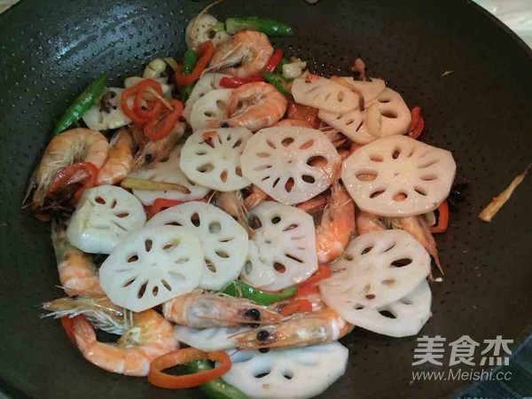 Griddle Shrimp Stir-fried Vegetarian Vegetables recipe