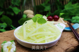 Sweet and Sour Cold Watermelon Rind recipe