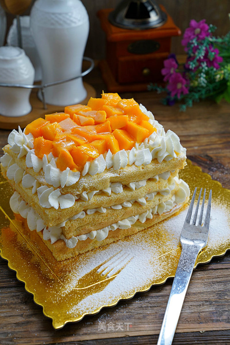 #aca Fourth Session Baking Contest# Makes Erotic Mango Pumpkin Chiffon recipe