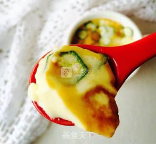 Okra Steamed Custard recipe