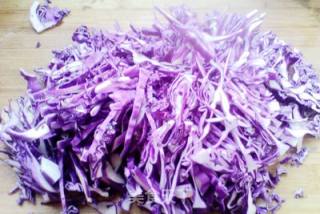 Beauty Side Dish-purple Cabbage Salad recipe