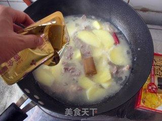 Curry Beef Potatoes recipe