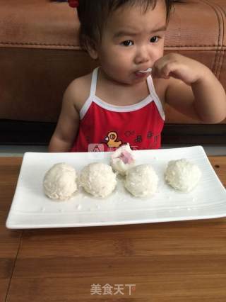 Blueberry Pudding Yam Balls recipe