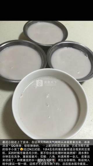 Soymilk Machine Version Pig Skin Jelly recipe