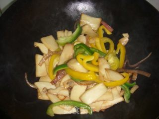 Pleurotus Eryngii with Black Pepper recipe
