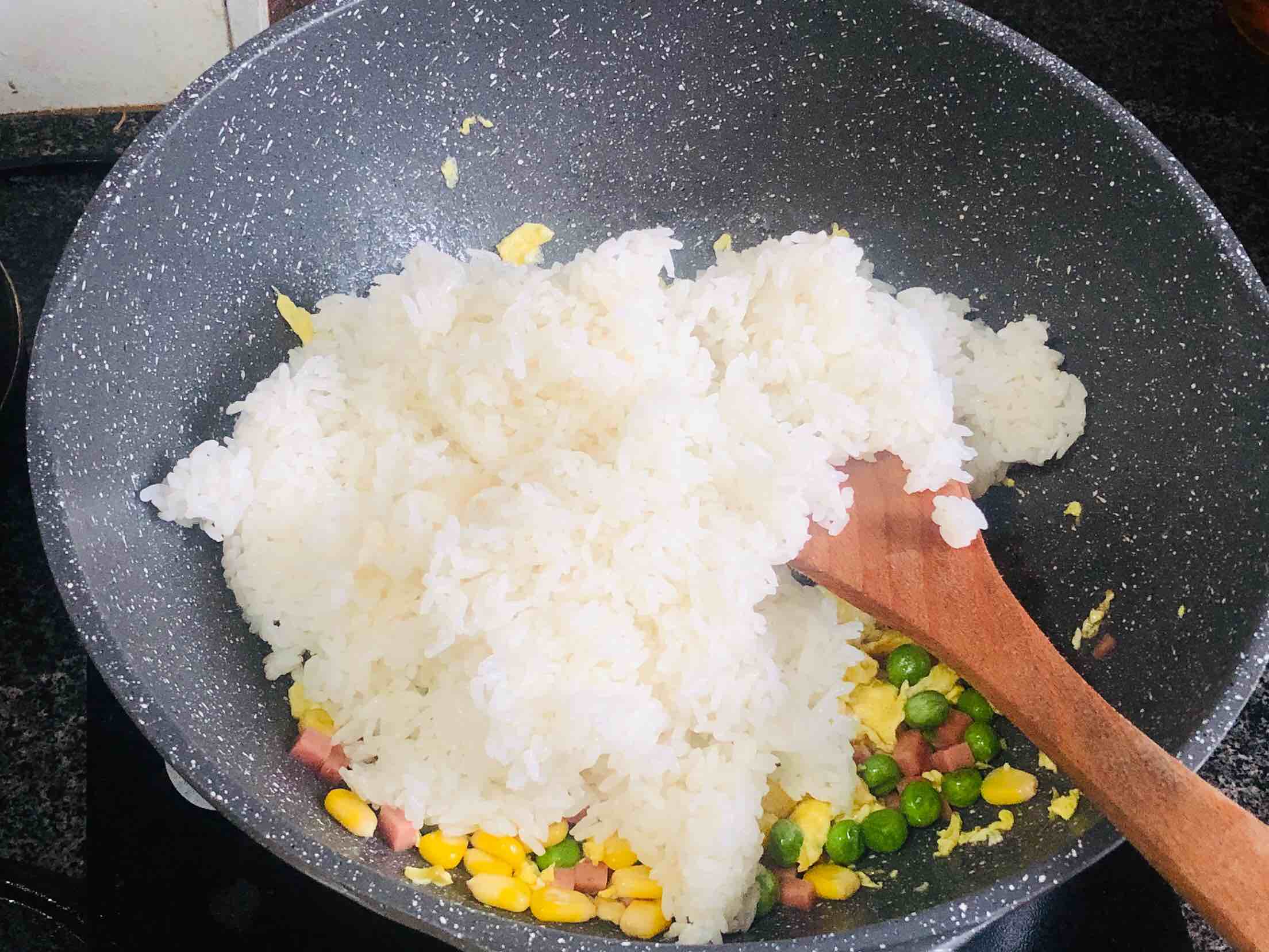 Fried Rice with Seasonal Vegetable and Matsutake Sauce recipe