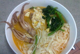 Thick Noodle Soup recipe