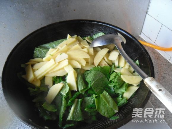 Potato Chips with Chinese Cabbage recipe