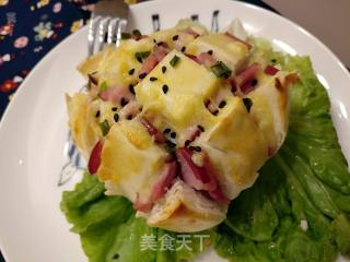 Cheese Baked Steamed Buns, Gorgeous Turn of Cold Steamed Buns recipe