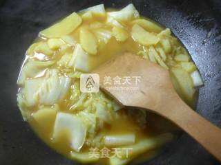 Curry Potatoes and Cabbage recipe