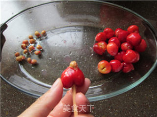 Sweetened Cherries and Cherry Jam recipe