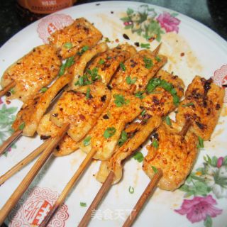 Children's Favorite ---- Fragrant Tofu Skewers ---- Microwave Delicacy recipe