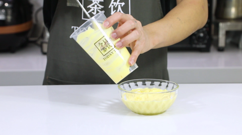 Bean Curd Cake Milk Tea recipe