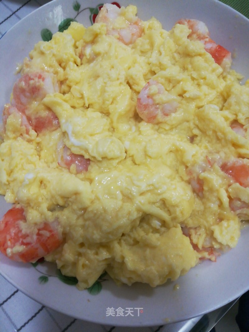 Stir-fried Shrimp with Eggs and Shrimp recipe