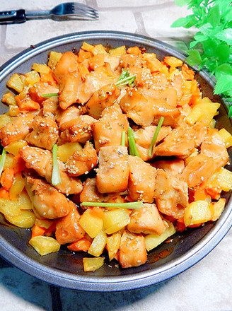 Roast Chicken with Potatoes recipe