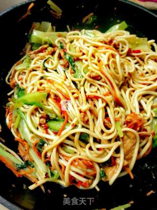 Golden Fried Noodles recipe