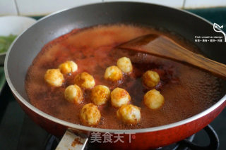 Osmanthus Fermented Bean Curd with Quail Eggs recipe