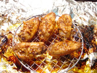 Garlic Spicy Chicken Wings recipe