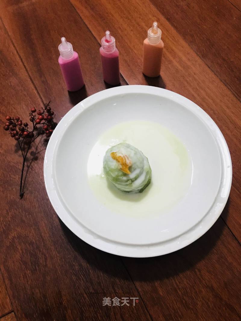 Kiwi Milk Fragrant Tower recipe