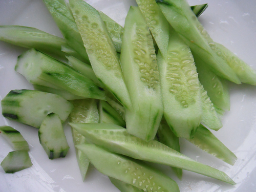 Cucumber Fritters recipe