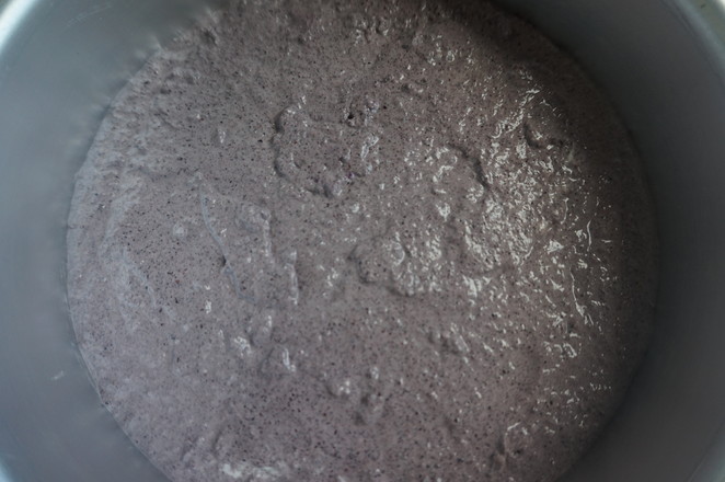 Purple Sweet Potato Black Rice Cake recipe