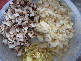 Spring Bamboo Shoots and Glutinous Rice Siu Mai recipe