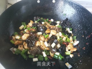 Kung Pao Chicken with Fungus recipe