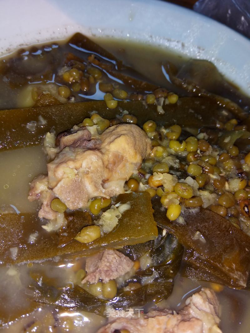 Mung Bean Kelp Keel Soup recipe