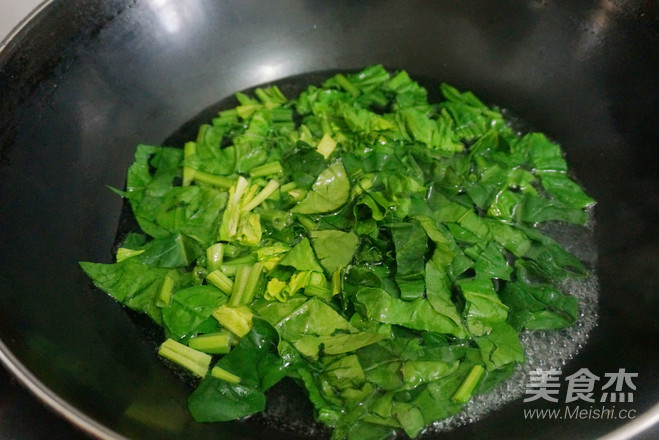 Steamed Egg with Spinach recipe