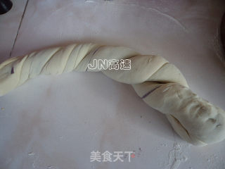 #四session Baking Contest and is Love to Eat Festival# Purple Rice Marbled Toast recipe