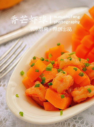 Mango Shrimp Ball recipe