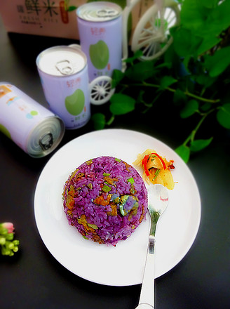 Purple Potato Fried Rice