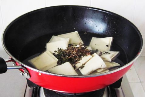 Tea-flavored Marinated Dried Tofu recipe