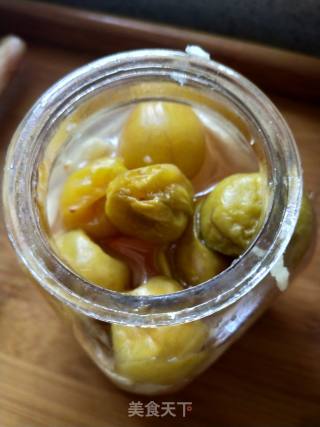 Sugar Soaked Green Plum recipe