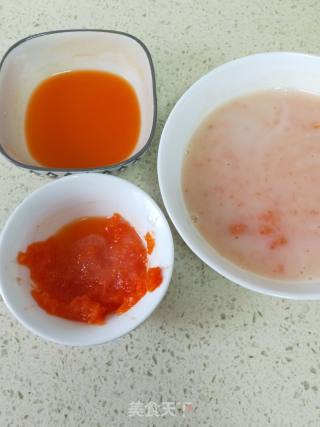 Creative Two-color Vegetable Puree Skin Jelly recipe