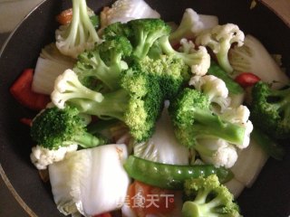 Stir-fried Mixed Vegetables recipe