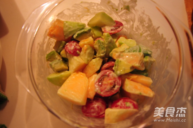 Tomato and Egg Fruit Salad recipe